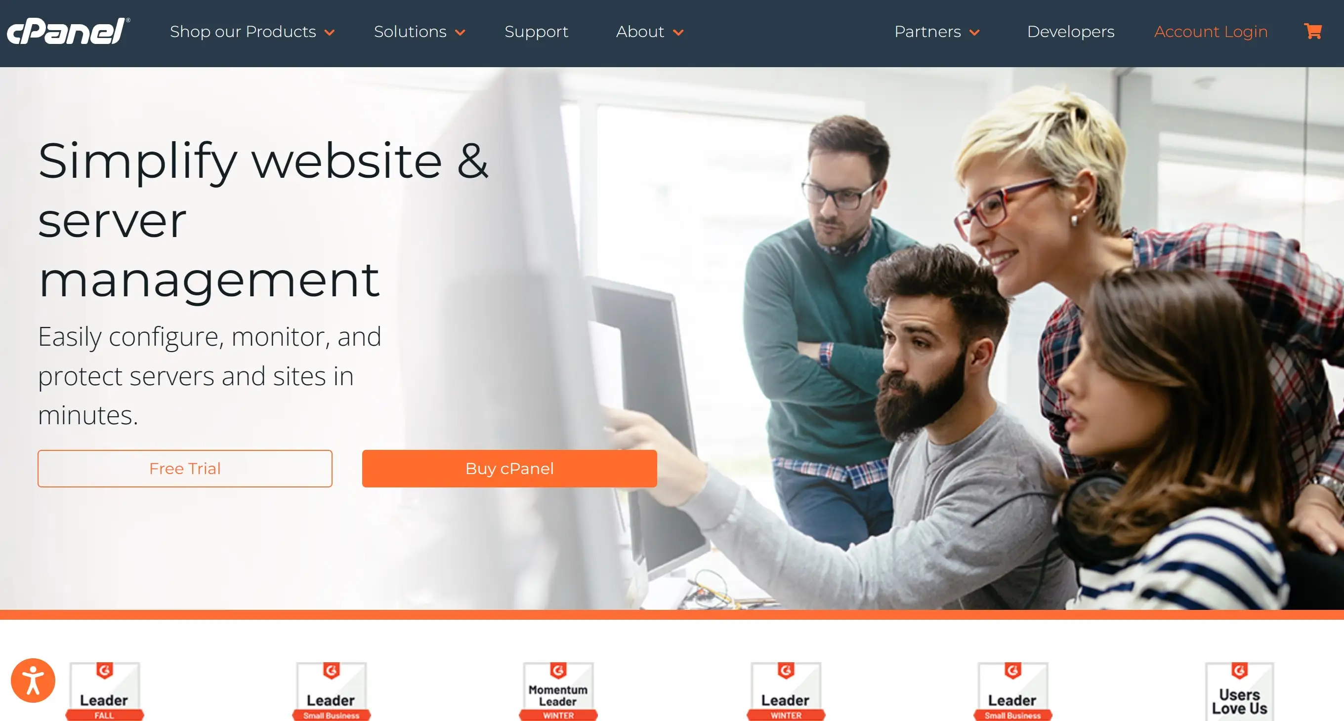 cPanel Official Website