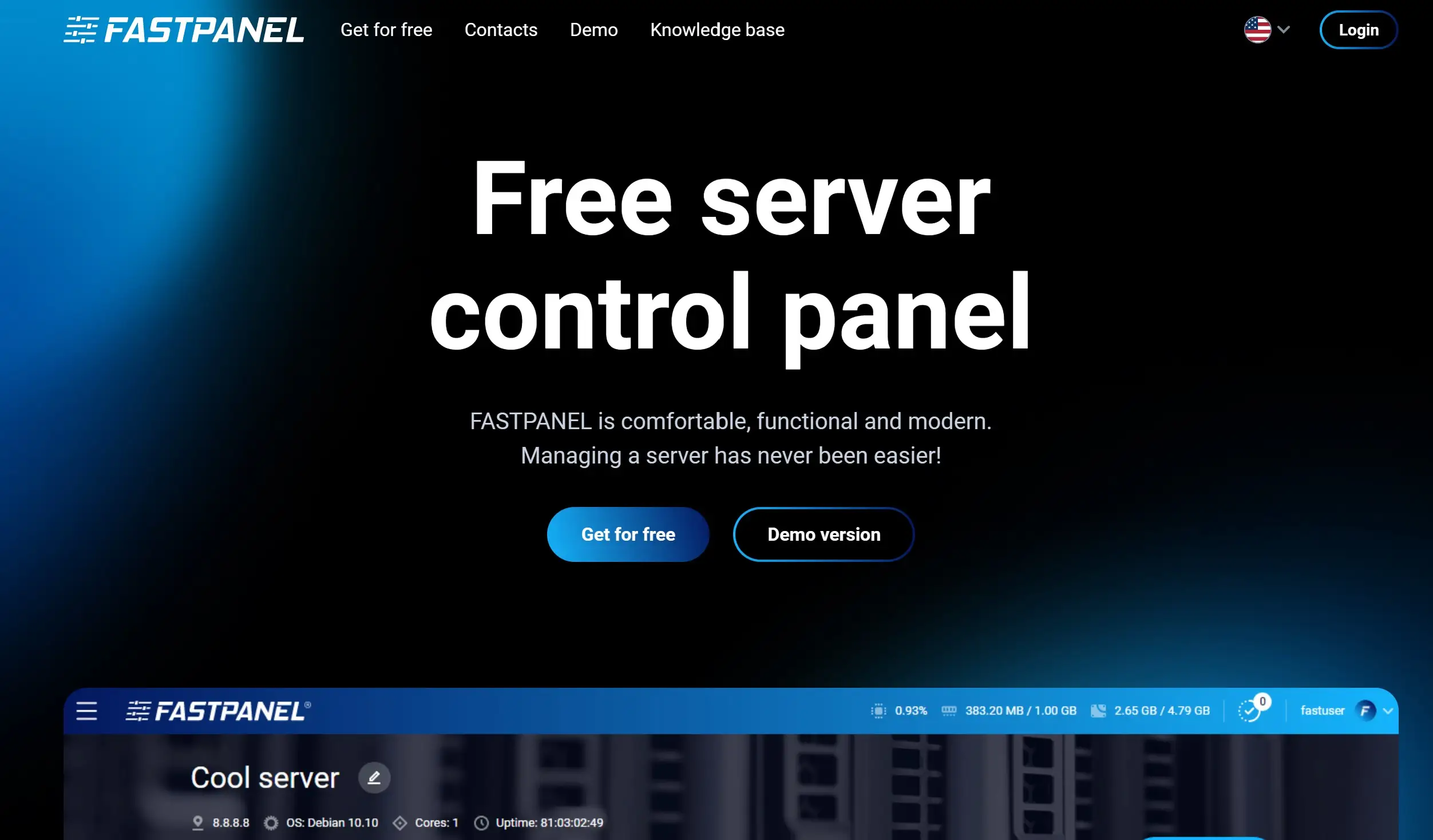 FastPanel Official Website