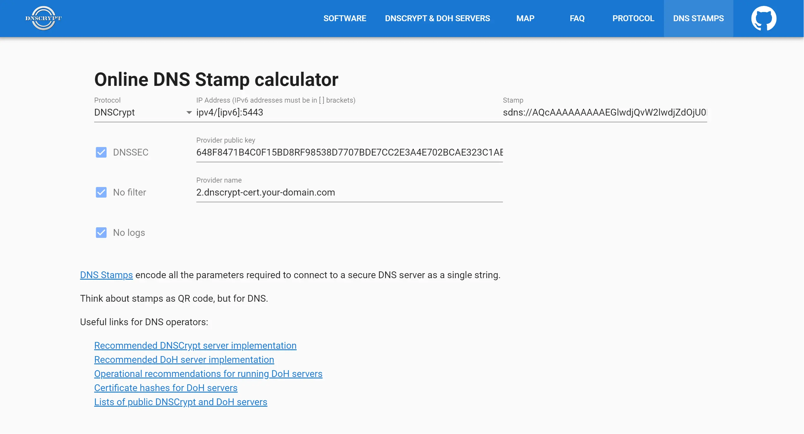 DNS Stamp