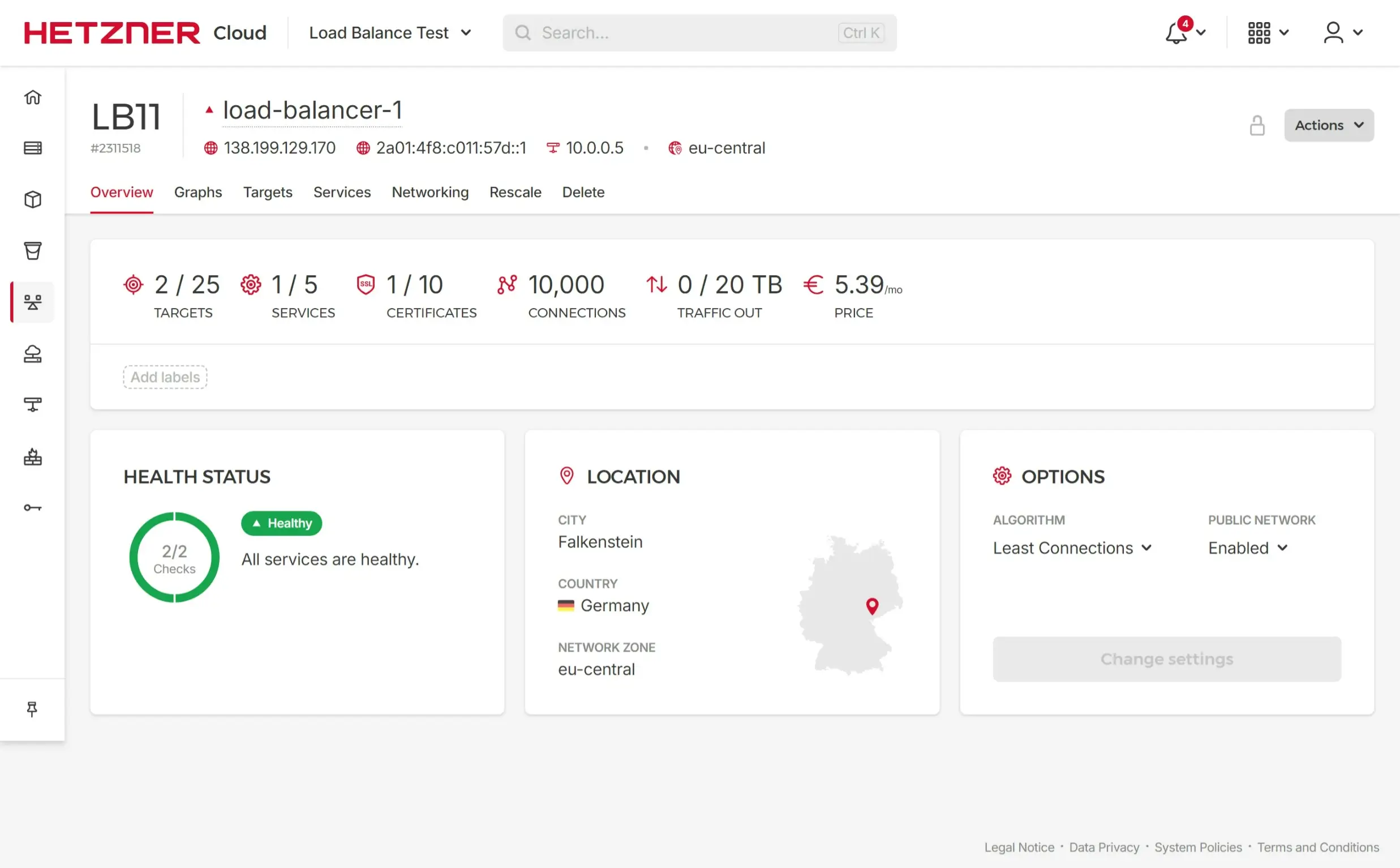 Create Load Balancer