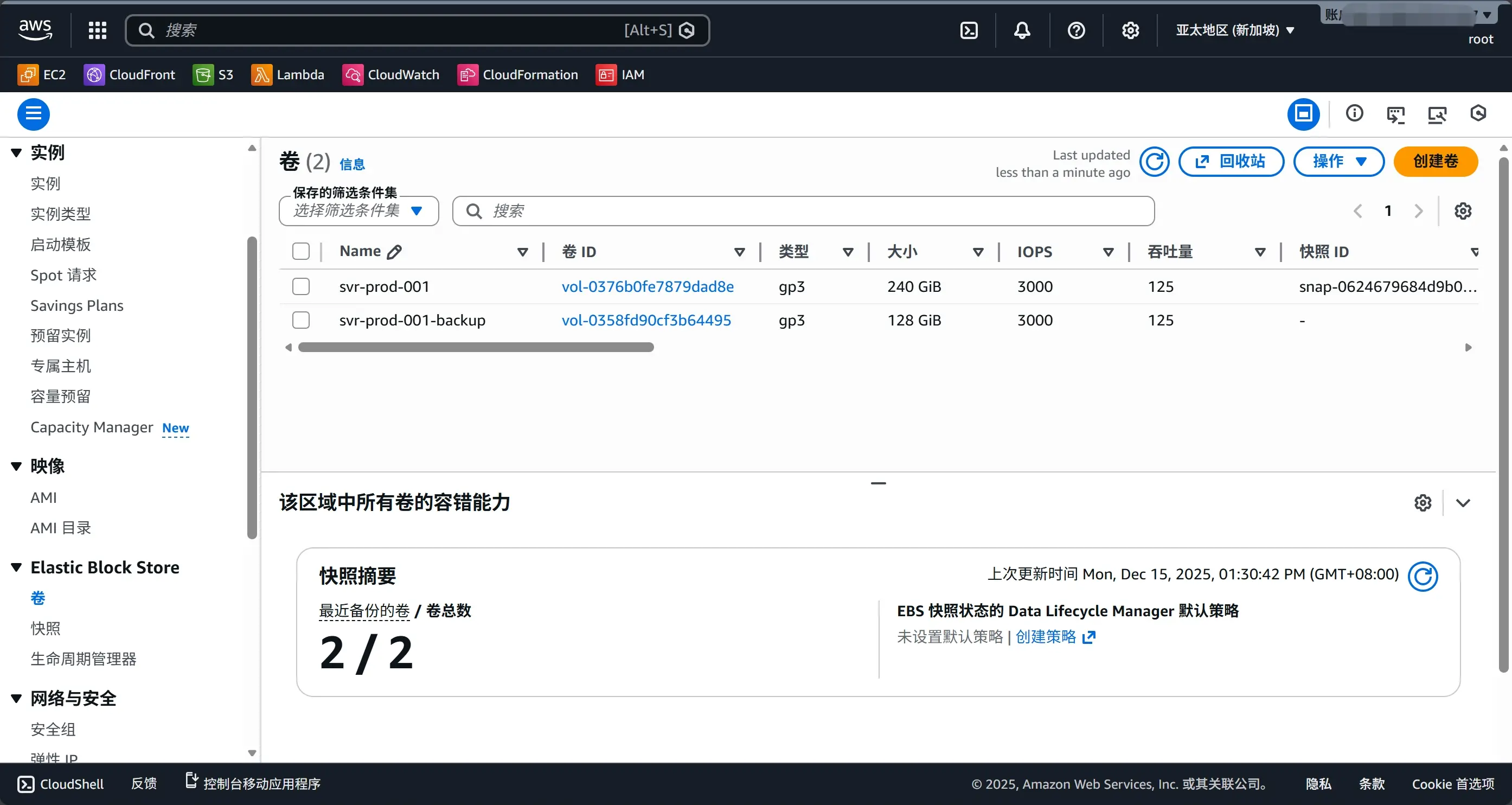 EBS卷进行缩容，svr-prod-001-backup即为缩容后的EBS卷