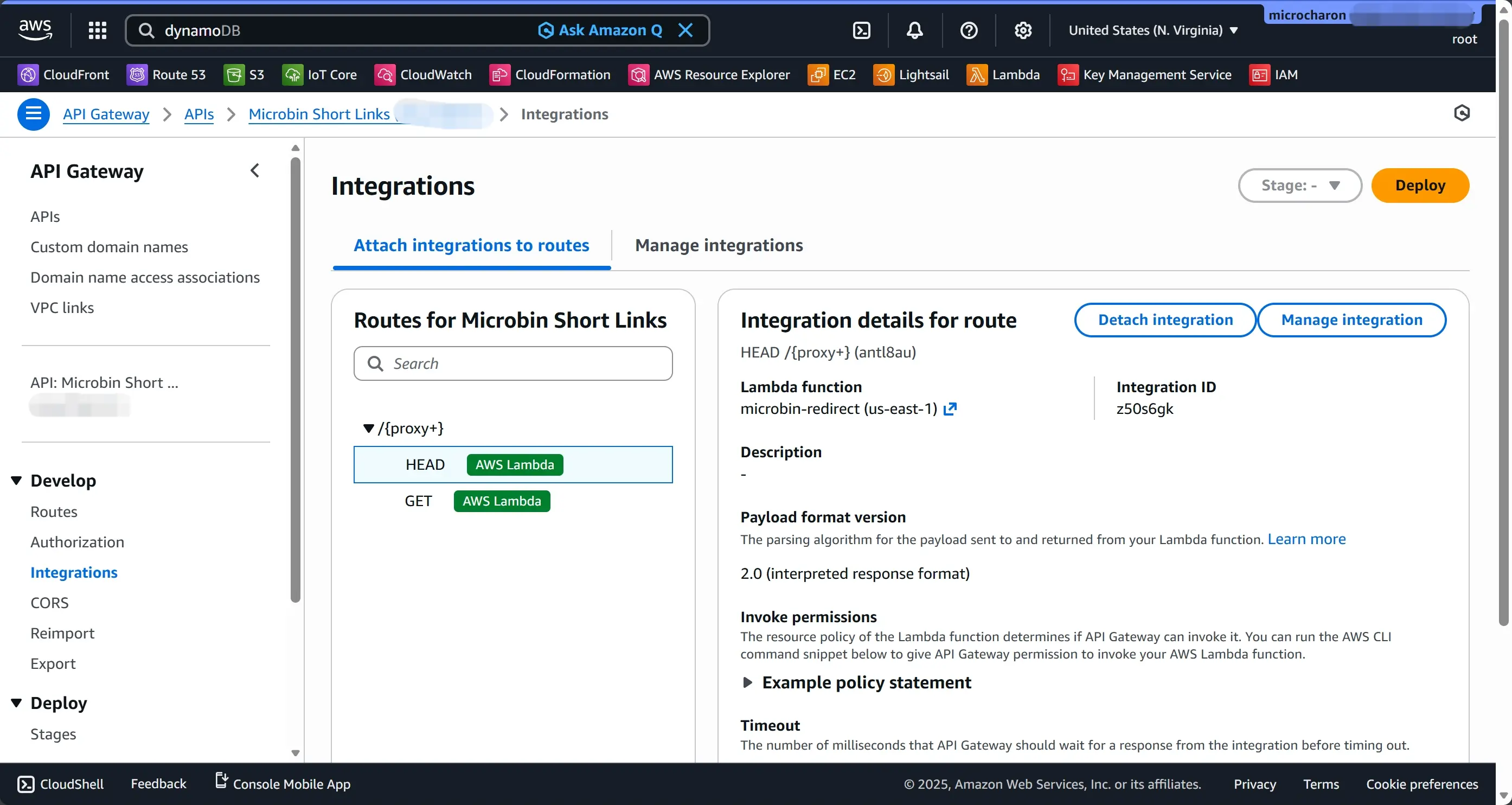 API Gateway Intergrations